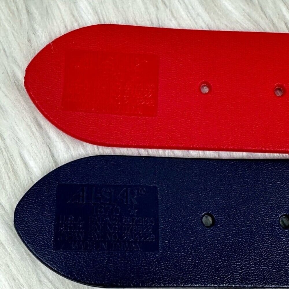 Men's All-Star Blue and Red 1570 Elastic Adjustable Belt Lot Bundle - Picture 4 of 9